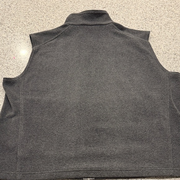 Columbia Dark Charcoal Full-Zip Fleece Vest - Picture 5 of 5